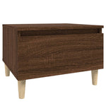 Sidebord Brun Eik 50X46X35 Cm Konstruert Tre