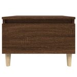 Sidebord Brun Eik 50X46X35 Cm Konstruert Tre