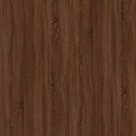 Sidebord 2 Stk Brun Eik 50X46X35 Cm Konstruert Tre