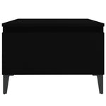 Sidebord Svart 50X46X35 Cm Konstruert Tre