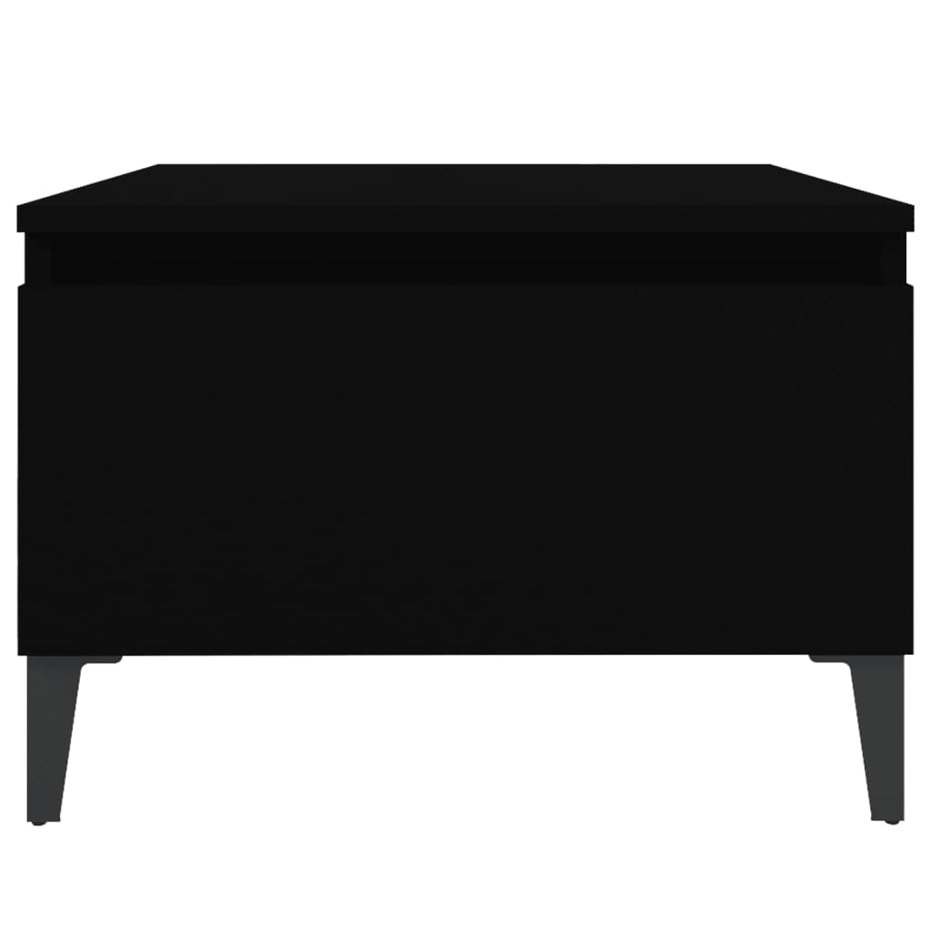 Sidebord Svart 50X46X35 Cm Konstruert Tre
