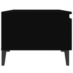 Sidebord Svart 50X46X35 Cm Konstruert Tre