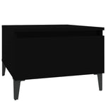 Sidebord 2 Stk Svart 50X46X35 Cm Konstruert Tre