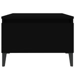Sidebord 2 Stk Svart 50X46X35 Cm Konstruert Tre
