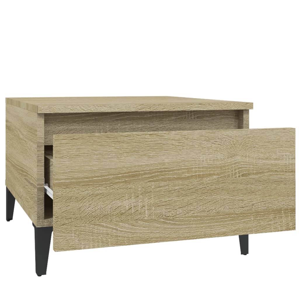 Sidebord Sonoma Eik 50X46X35 Cm Konstruert Tre