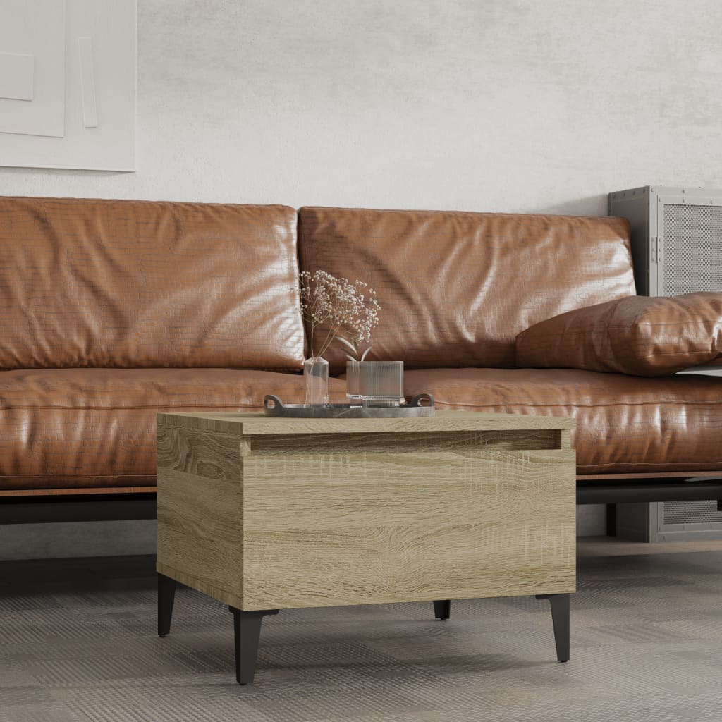 Sidebord Sonoma Eik 50X46X35 Cm Konstruert Tre