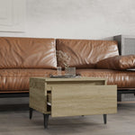Sidebord 2 Stk Sonoma Eik 50X46X35 Cm Konstruert Tre