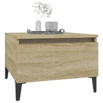 Sidebord 2 Stk Sonoma Eik 50X46X35 Cm Konstruert Tre