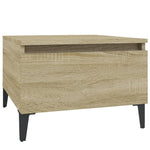 Sidebord 2 Stk Sonoma Eik 50X46X35 Cm Konstruert Tre