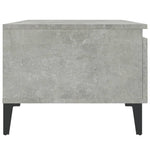 Sidebord Betonggrå 50X46X35 Cm Konstruert Tre
