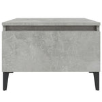 Sidebord 2 Stk Betonggrå 50X46X35 Cm Konstruert Tre