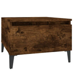 Sidebord Røkt Eik 50X46X35 Cm Konstruert Tre