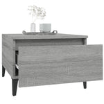 Sidebord 2 Stk Grå Sonoma 50X46X35 Cm Konstruert Tre