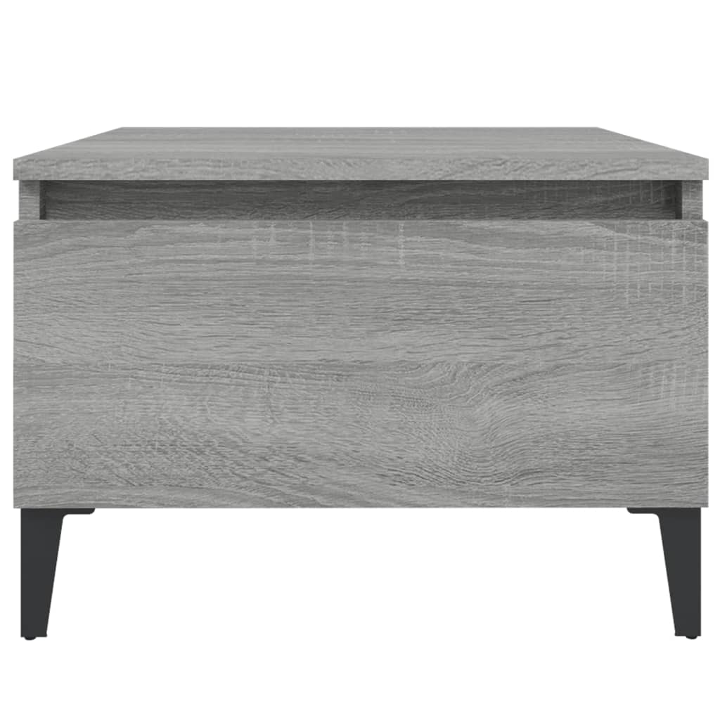 Sidebord 2 Stk Grå Sonoma 50X46X35 Cm Konstruert Tre