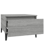 Sidebord 2 Stk Grå Sonoma 50X46X35 Cm Konstruert Tre