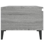 Sidebord 2 Stk Grå Sonoma 50X46X35 Cm Konstruert Tre