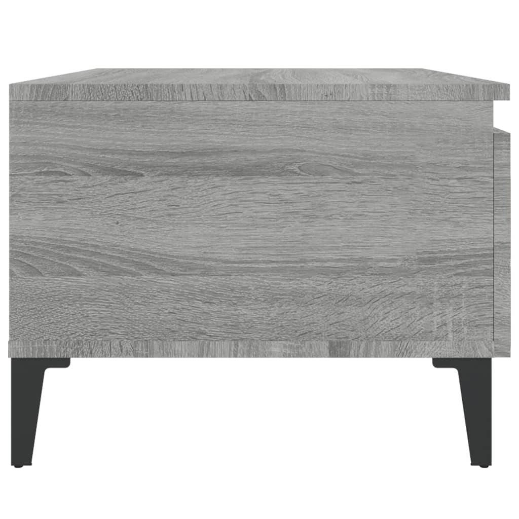 Sidebord 2 Stk Grå Sonoma 50X46X35 Cm Konstruert Tre