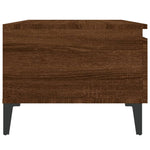 Sidebord Brun Eik 50X46X35 Cm Konstruert Tre