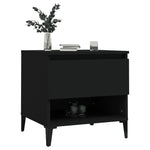 Sidebord Svart 50X46X50 Cm Konstruert Tre