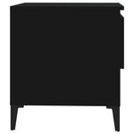Sidebord Svart 50X46X50 Cm Konstruert Tre