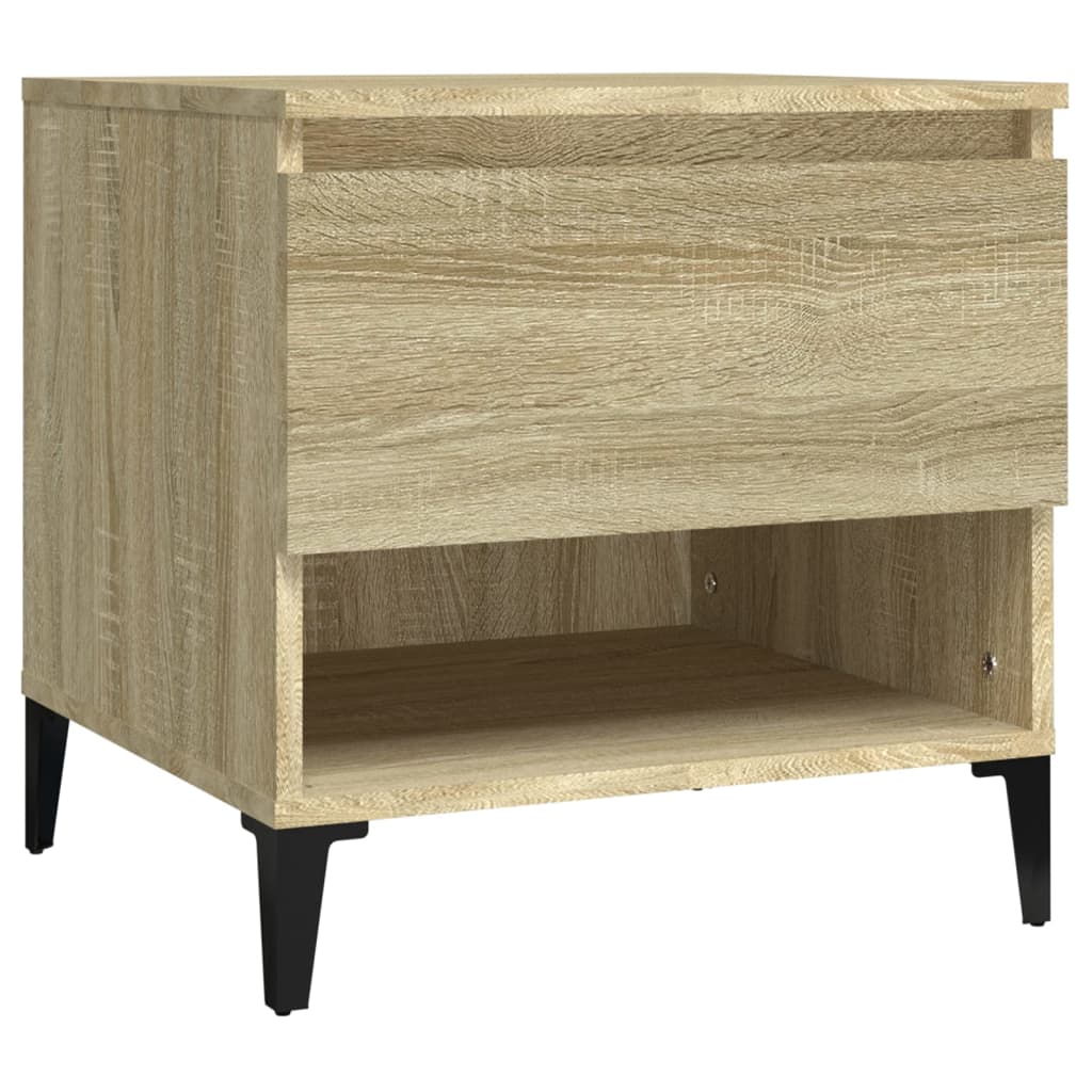 Sidebord Sonoma Eik 50X46X50 Cm Konstruert Tre