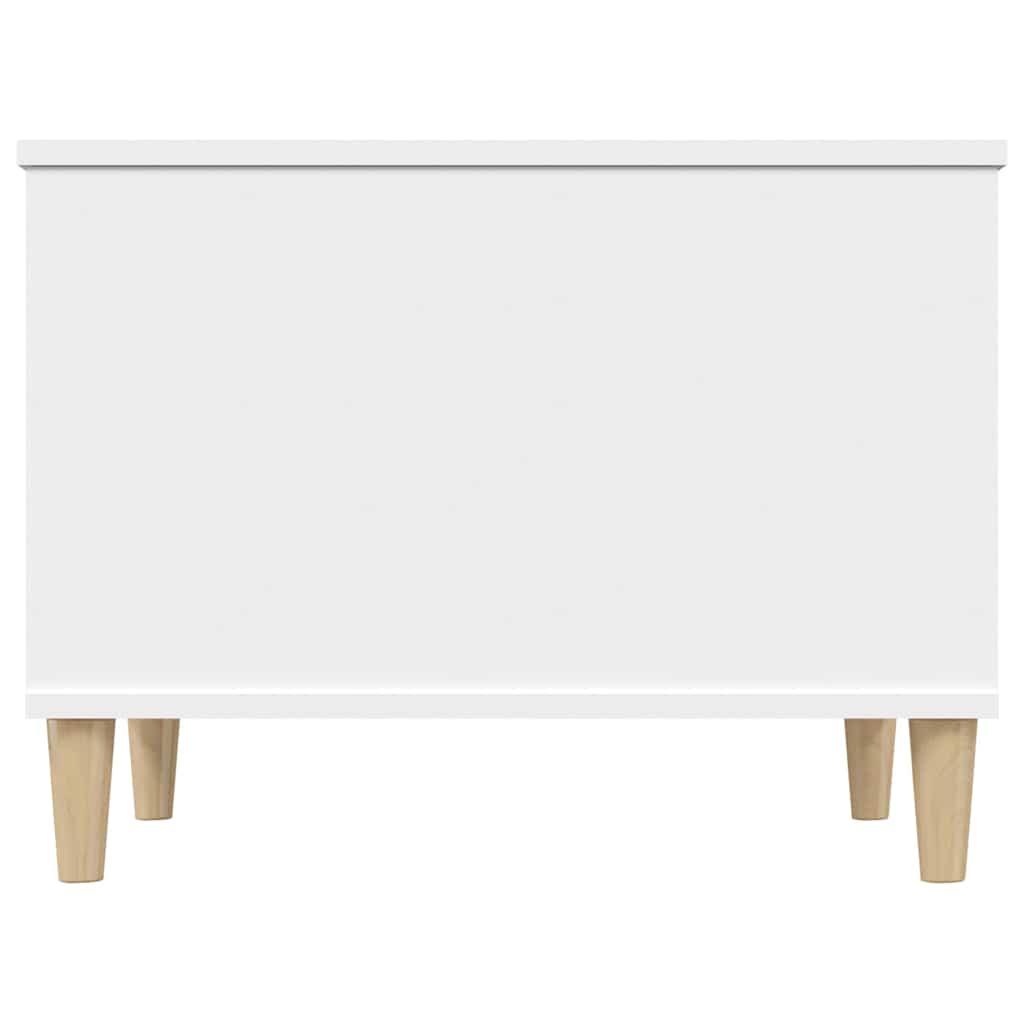 Salongbord Hvit 60X44,5X45 Cm Konstruert Tre