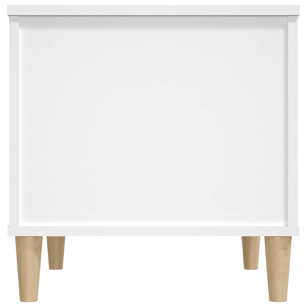 Salongbord Hvit 60X44,5X45 Cm Konstruert Tre