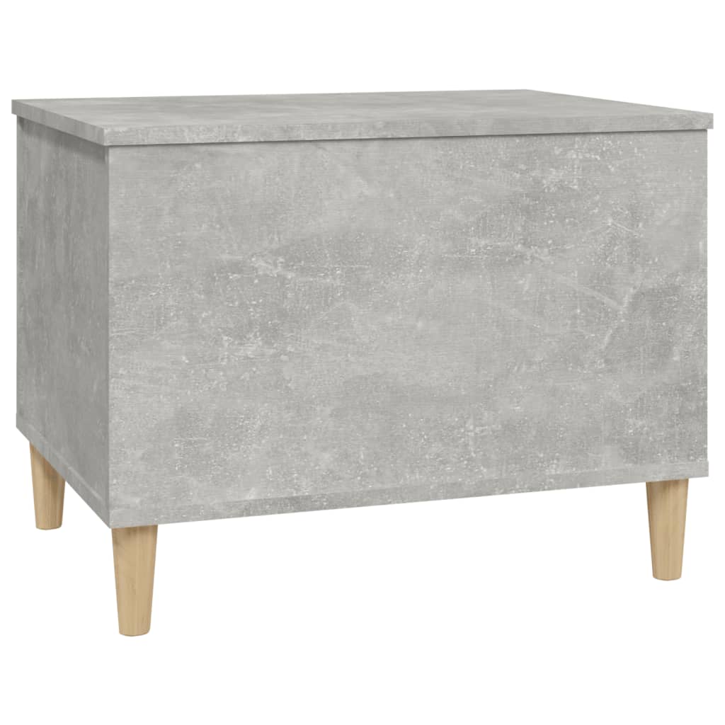 Salongbord Betonggrå 60X44,5X45 Cm Konstruert Tre