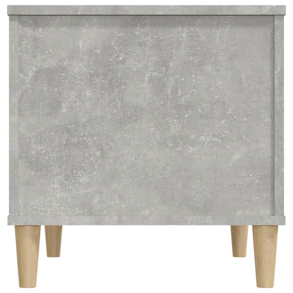 Salongbord Betonggrå 60X44,5X45 Cm Konstruert Tre
