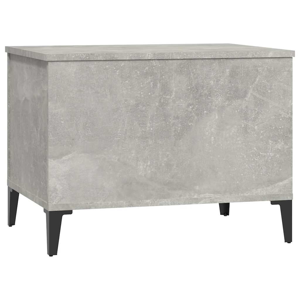 Salongbord Betonggrå 60X44,5X45 Cm Konstruert Tre