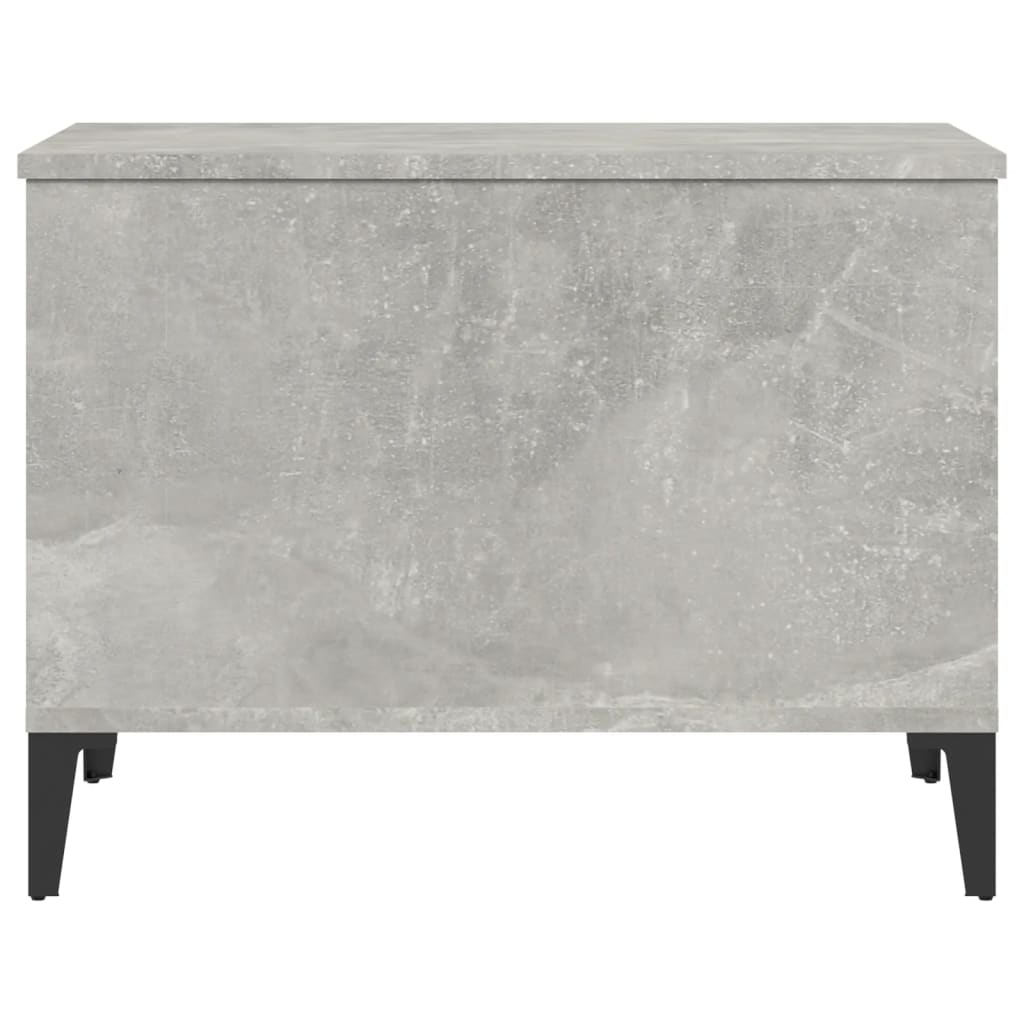 Salongbord Betonggrå 60X44,5X45 Cm Konstruert Tre