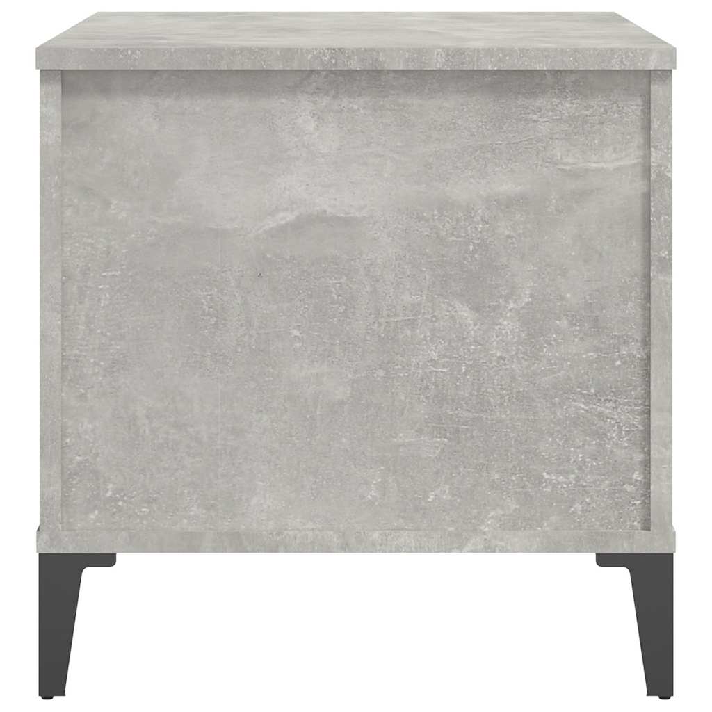 Salongbord Betonggrå 60X44,5X45 Cm Konstruert Tre