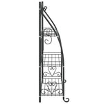 Blomsterstativ Svart 56X30X96 Cm Stål