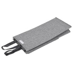 Sammenleggbar Vaskekurv Grå 26X34,5X59,5 Cm Imitert Linstoff