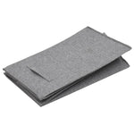 Sammenleggbar Vaskekurv Grå 64,5X34,5X59 Cm Imitert Linstoff