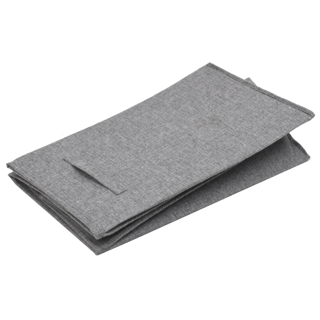 Sammenleggbar Vaskekurv Grå 64,5X34,5X59 Cm Imitert Linstoff