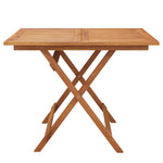 Sammenleggbart Hagebord 90X90X75 Cm Heltre Akasie