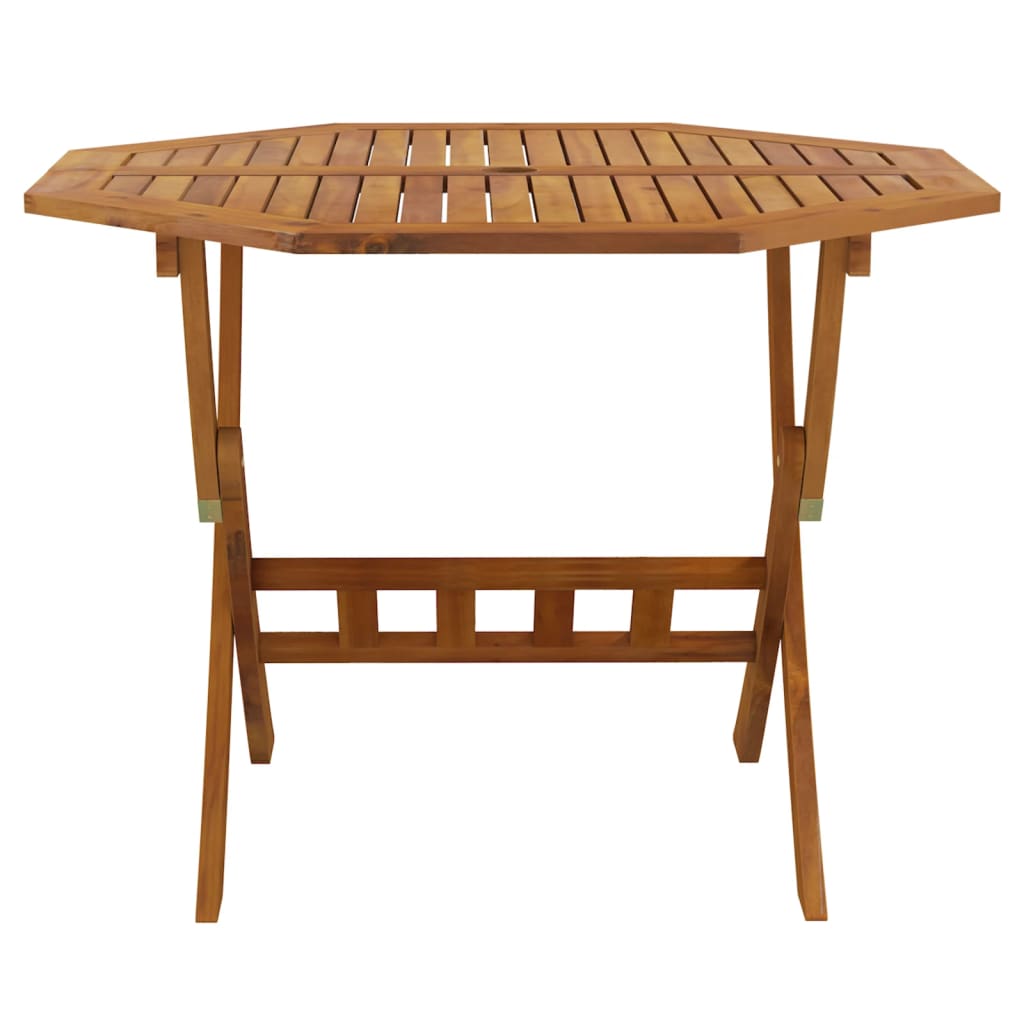 Sammenleggbart Hagebord 90X75 Cm Heltre Akasie