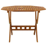 Sammenleggbart Hagebord 90X75 Cm Heltre Akasie