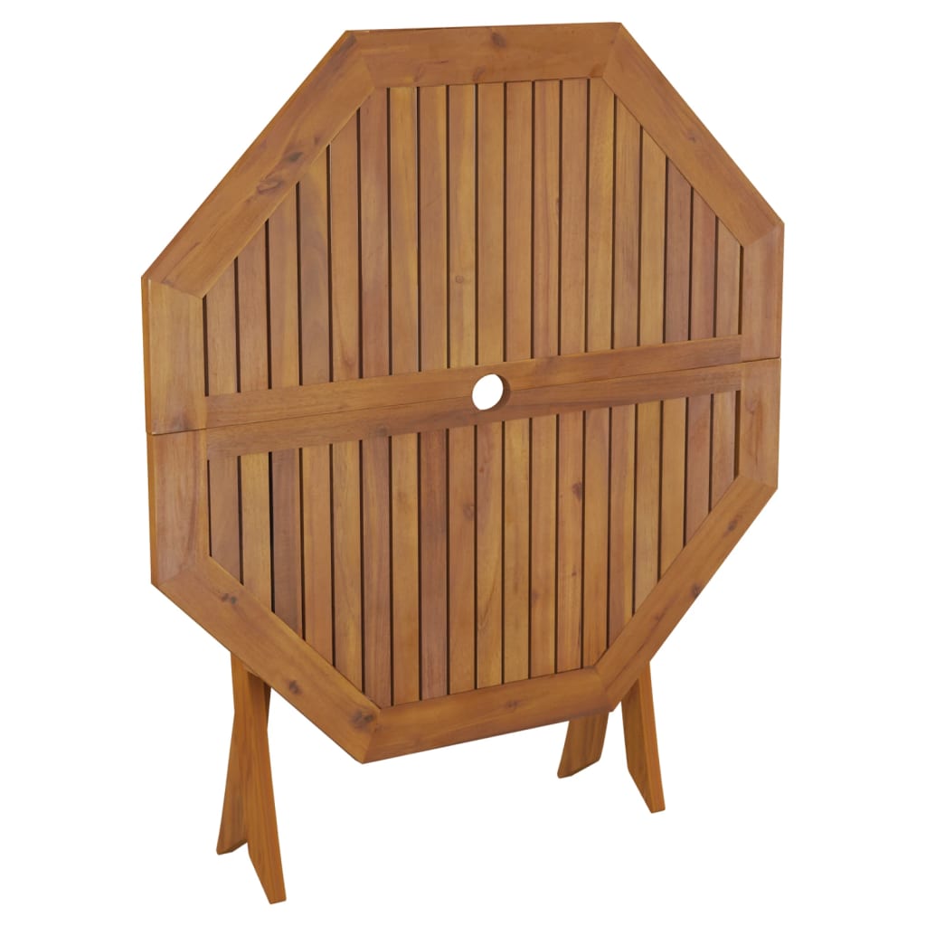 Sammenleggbart Hagebord 90X75 Cm Heltre Akasie