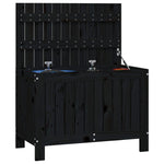 Putekasse Svart 76X42,5X54 Cm Heltre Furu