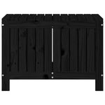 Putekasse Svart 76X42,5X54 Cm Heltre Furu