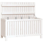Putekasse Hvit 115X49X60 Cm Heltre Furu