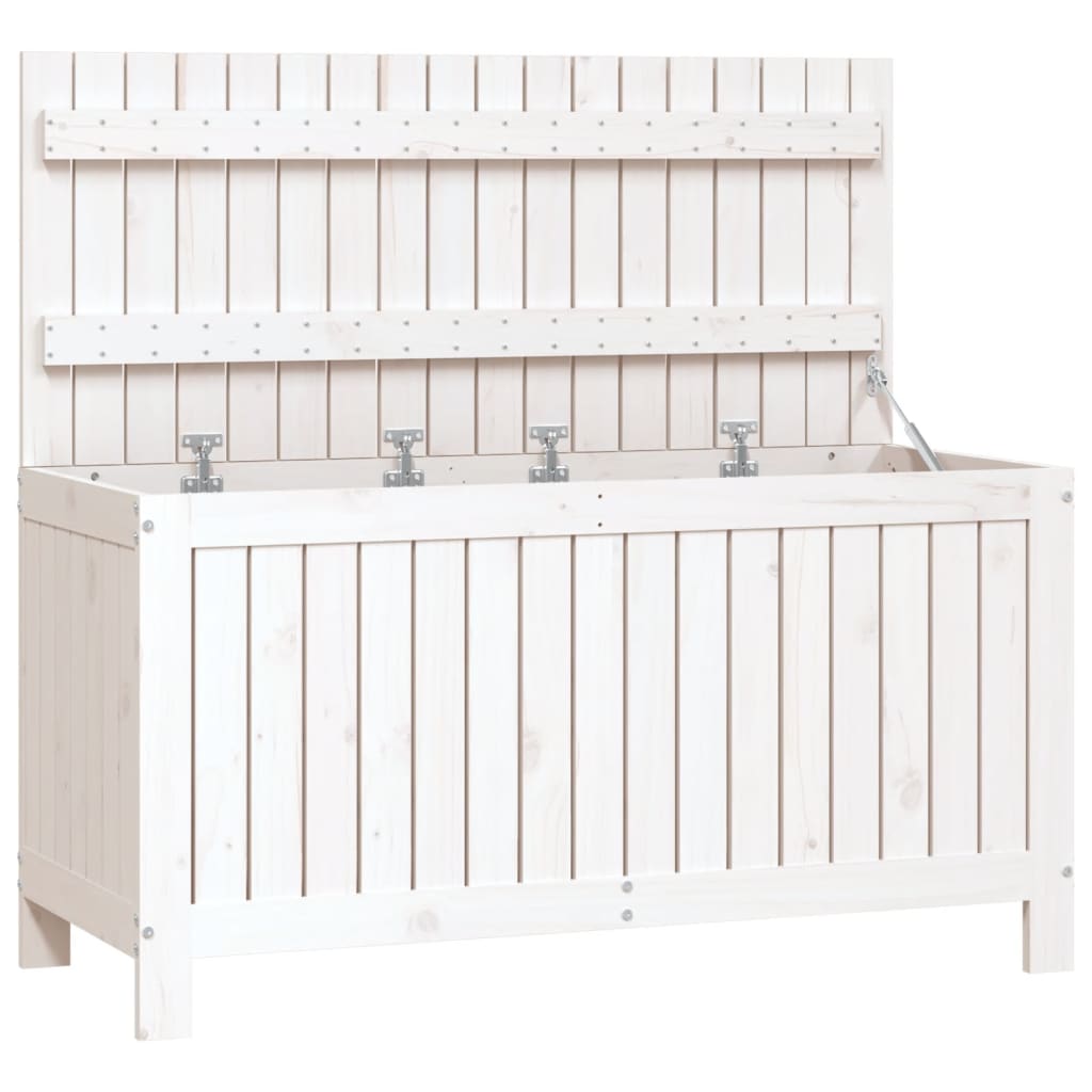 Putekasse Hvit 115X49X60 Cm Heltre Furu