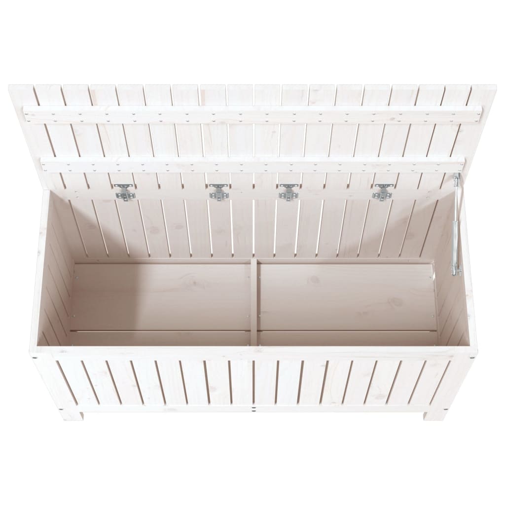 Putekasse Hvit 115X49X60 Cm Heltre Furu