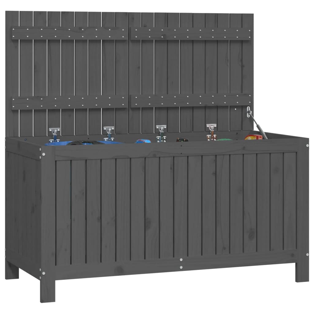 Putekasse Grå 121X55X64 Cm Heltre Furu