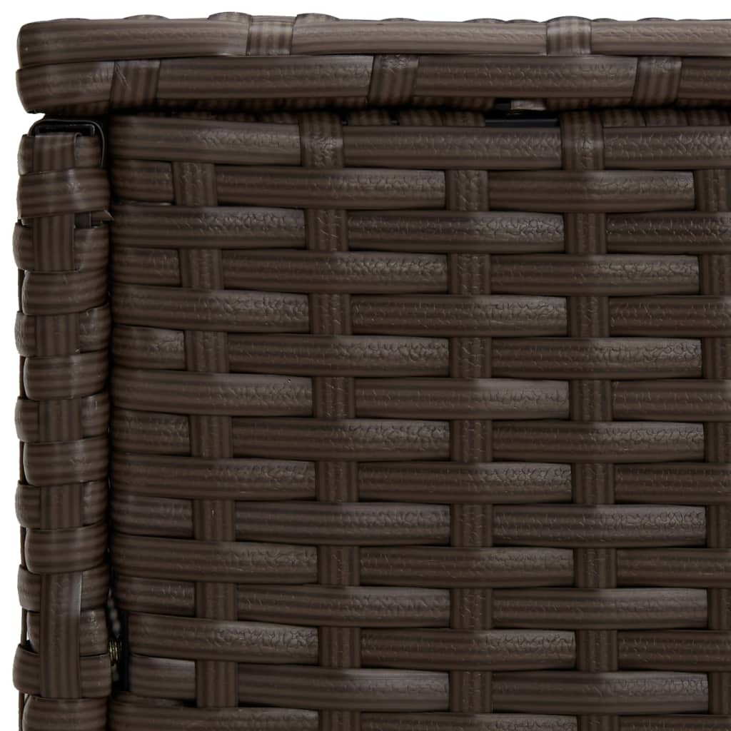 Sidebord 3 Stk Brun Polyrotting
