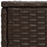 Sidebord 3 Stk Brun Polyrotting