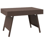 Sammenleggbart Sidebord Brun 60X40X38 Cm Polyrotting