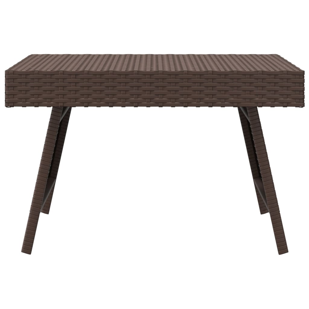 Sammenleggbart Sidebord Brun 60X40X38 Cm Polyrotting